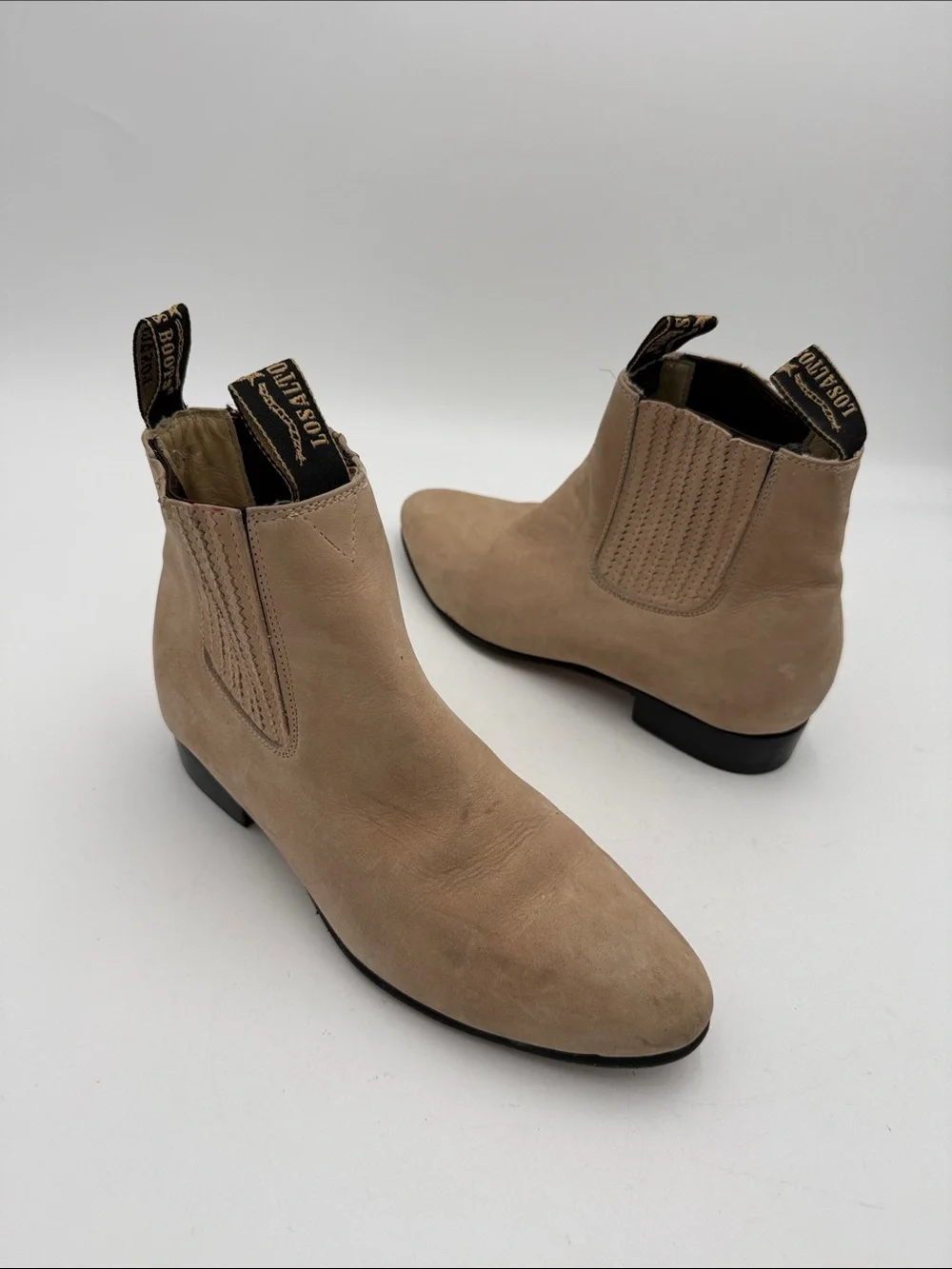 Los Altos western boots mens 7 tan festival rodeo casual office chair retro Y2K